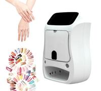 Grpquatsch MáQuina De UñAs Inteligente AutomáTica 3D con Pantalla TáCtil, Impresora De UñAs MóVil Digital, Impresora De UñAs, MáQuina De Arte, para Amantes De Las UñAs De SalóN De UñAs