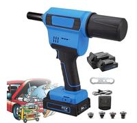 Grpquatsch Remachadora A BateríA 20 V Brushless, Pistola Remachadora InaláMbrica, Remachadora EléCtrica De 20 000 N, Automatica Inalambirca para Remaches De 2.4-4.8 Mm