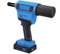 Grpquatsch Remachadora EléCtrica MáQuina Remachadora InaláMbrica, Pistola Remachadora EléCtrica PortáTil para Tuercas, Pistola De Remache EléCtrica Sin Escobillas 20000n