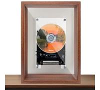 Grpquatsch Reproductor De CD, Marco De Fotos De Mesa, CD-Da -R Mp3 Wma, para VisualizacióN, ReproduccióN De, De MúSica De Madera AcríLica con Sonido De