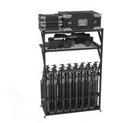 GRRICEPL Estantería Metálica Móvil para Almacenamiento De Planos, Soporte De Iluminación Fotográfica De Pie, Expositor para Equipos De Fotografía, para Planos De Construcción, Mapas Y Cámaras