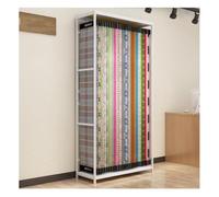 GRRICEPL Expositor De Muestras De Tela, para Colgar Cortinas, para Tarjetas, para Tiendas Y Almacenamiento, Altura De Suspensión: 2 M/2,4 M(Blanco,120x45x240 cm)