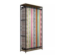 GRRICEPL Expositor De Muestras De Tela, para Colgar Cortinas, para Tarjetas, para Tiendas Y Almacenamiento, Altura De Suspensión: 2 M/2,4 M(Black,80x45x200 cm)