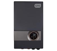 GRS Calentador de agua eléctrico sin tanque, 13 kW, 240 voltios, calentador de agua caliente instantáneo, suministro de agua caliente las 24 horas para ducha, cocina, fácil instalación, pantalla