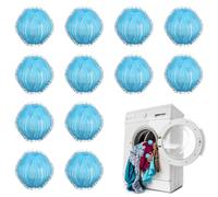 Grsta 12 Pcs Atrapa Pelos Lavadora, Reutilizables Bolas Atrapa Pelos para Lavadora, Antienredos Bolas Quita Pelo Mascota, Quita Pelo Lavadora Eliminar los Pelos y Limpieza Eficaz