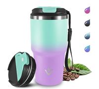 Grsta 600ml Taza Termica de Acero Inoxidable, Aislada al Vacío Vaso Termico, Mantiene el frío 8h y el calor 6h, Vaso Termo Cafe para Llevar, Antifugas Taza Termo para Frío y Caliente