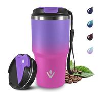Grsta 600ml Taza Termica de Acero Inoxidable, Aislada al Vacío Vaso Termico, Taza Termo, Mantiene el frío 8h y el calor 6h, Antifugas Vaso Termo Cafe para Llevar, para Frío y Caliente
