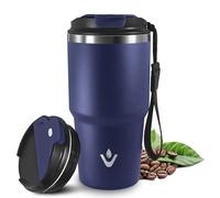 Grsta 600ml Taza Termica de Acero Inoxidable, Vaso Termico Aislada al Vacío, Antifugas Vaso Termo Cafe para Llevar, Mantiene el frío 8h y el calor 6h, Taza Termo para Frío y Caliente
