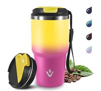 Grsta 600ml Taza Termica, Vaso Termico de Acero Inoxidable, Taza Termo Aislada al Vacío, Mantiene el frío 8h y el calor 6h, Antifugas Vaso Termo Cafe para Llevar, para Frío y Caliente