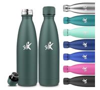 Grsta Botella Agua Acero Inoxidable- 0.75L- Botella Termica, A Prueba de Fugas, Botella Agua Gimnasio, sin BPA, Botella Aluminio, Aislamiento al Vacío, Cantimplora para Senderismo, Yoga, Cámping