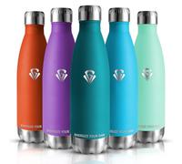 Grsta Botella Agua Acero Inoxidable - 500ML - Botella Termica - Botella Agua Niños - Sin BPA - Cantimplora Termica Reutilizable, para Adultos, Gym, Escuela, Deportiva, Ciclismo