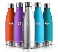 Grsta Botella Agua Acero Inoxidable - 500ML - Botella Termica - Botella Agua Niños - Sin BPA - Cantimplora Termica Reutilizable, para Adultos, Oficina, Deportiva, Ciclismo, Gym