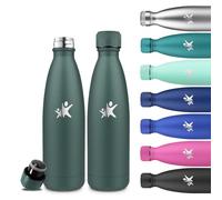 Grsta Botella Agua Acero Inoxidable- 500ml- Botella Termica, Cantimplora Termica, A Prueba de Fugas, Botella sin Bpa, Doble Aislamiento, Cantimplora Infantil para la Escuela, Viajar, Oficina, Cámping