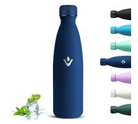 Grsta Botella Agua Acero Inoxidable 750ml, Botella Agua Gimnasio Prueba de Fugas,Sin BPA Termo Reutilizable, Mantiene 24H Frio/12H Calor, Cantimplora Termica para Colegio, Exterior, Hogar