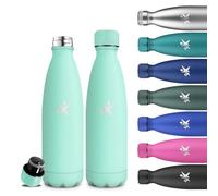 Grsta Botella Agua Acero Inoxidable, Botella Termica 500ml, A Prueba de Fugas, Cantimplora sin Bpa, Mantiene 24H Frio/12H Calor, Cantimplora Gym, para la Oficina, Cámping, Cafetería, Deportes, Viajar