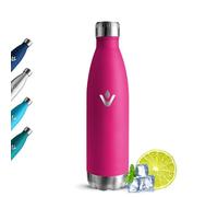Grsta Botella Agua Acero Inoxidable, Botella Termica 500ml Sin BPA, Conserva 12 Horas Caliente, 24 frio, Prueba de Fugas Termo, Reutilizable Cantimplora Termica para Niños, Senderismo, Gimnasio