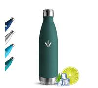 Grsta Botella Agua Acero Inoxidable, Botella Termica 500ml Sin BPA, Conserva 12 Horas Caliente, 24 frio, Prueba de Fugas Termo, Reutilizable Cantimplora Termica para Niños, Cámping, Gimnasio