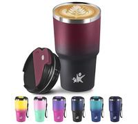 Grsta Termo Cafe 20oz, Vaso Termico, Taza Termica para Llevar, Cuerda Removible, Taza de Café Reutilizables, Antifugas, Vaso Termico Cafe para Café Frío y Caliente, Leche y Té