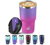 Grsta Termo Café 600ml, Vaso Termico, Taza Termica para Llevar, Cuerda Removible, Termo Para Cafe Reutilizables, Antifugas, Vaso Térmico para Cafe Frío y Caliente, Leche y Té