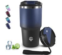 Grsta Vaso Termico 600ml, Antigoteo Vaso Termo Cafe para Llevar, Aislada al Vacío Taza Termo de Acero Inoxidable, Mantiene el frío 8h y el calor 6h, Taza Termica para Frío y Caliente