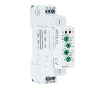 GRT6-S1 Relé de retardo de tiempo de ciclo 0.1s a 100 días, salida 1SPDT 10A, CA/CC 24-240V y AC230V, montaje en riel DIN con indicador LED para sistemas de control de automatización industrial