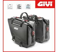 GRT718 GIVI Par De Alforjas Impermeable 15LT Con Correas De Fijación