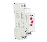 GRT8-M2 Relé de tiempo de retardo multifuncional, AC/DC 12V-240V Relé de tiempo de retardo multifuncional con 10 funciones 35 mm Montaje en riel DIN AC0.09-3VA/DC0.05-1.7W