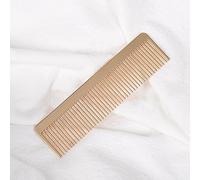 Grtdrm Peine de metal portátil, peine minimalista de bolsillo dorado para mujeres y hombres unisex