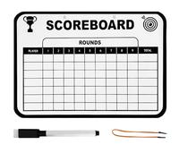 Grtheenumb 1 Set Golf Scorecard 9.65x6.7in Portable Erasable Golf Scorecard Book Whiteboard Dry Erase Score Card Holder with Pen & Lanyard for Men Women GolferGolf