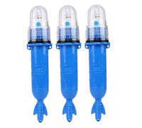 Grtheenumb 3Pcs Boat Flares Coasts Guard Approved Electronic Marine Flares Waterproof Emergency Signals for Fishing Nets, Buoys & Boats, BlueBoat