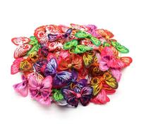 Grtheenumb 50 Lazos para el Pelo de Perro, Coloridos y Lindos Lazos para Perros de tamaño pequeño, poliéster Decorativo Funcional Multiusos para Mascotas, Gatos, Colas de Pony, Nudos Superiores