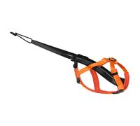 Grtheenumb Arnés para Perros, Arnés de Tiro para Perros, Trineo para Ajustable para Entrenamiento de Comportamiento, Tiro de Pesas, Canicross, Ski-Joring, Naranja