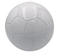 Grtheenumb Balón de fútbol Blanco, balón de fútbol tamaño 5 de de PVC Blanco para Pintura de Bricolaje/autógrafo Resistente al Agua y a Las Manchas Antifugas para Entrenamiento, competición