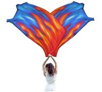 Grtheenumb Banderas de adoración para Iglesia de Danza, 2 Banderas de adoración con Varilla escalable, Danza de alabanza con patrón de Llama de 55x35 Pulgadas, poliéster Vibrante para Iglesia