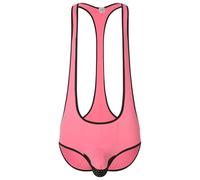 Grtheenumb Camiseta De Lucha Libre, Camiseta De Lucha Libre para Hombres, Body De Seda De Hielo para Partidarios Atléticos, Leotardo Ajustado para Ropa Deportiva, L