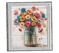 Grtheenumb Cubierta para lavavajillas, imán para Cubierta de lavavajillas, Panel magnético Floral Decorativo para electrodomésticos de Cocina, fácil eliminación sin residuos, 23 x 26 Pulgadas