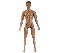 Grtheenumb Figuras de acción Personalizadas, Figura de acción a Escala 1/6, Cuerpo musculoso Masculino articulado múltiple con Cabeza para exhibir la colección de muñecas, marrón