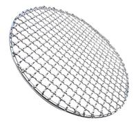 Grtheenumb Reemplazo de Parrillas para Parrilla, Parrilla Redonda de 15 Pulgadas, Repuesto de Rejillas de Acero Inoxidable, de carbón portátil fácil de Limpiar para Acampar, Picnic al Aire Libre