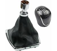 GRTYSVB - Pomo de Cambio de Marchas de 5/6 velocidades, Funda Protectora para Palanca de Cambios de Coche para Ford para Kuga 2008-2012 para C-MAX 2008-2010