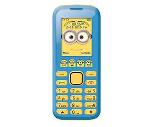 GRU, Minions - Teléfono Móvil con Bluetooth, cámara, Doble SIM, Radio, Auriculares (Lexibook GSM20DES)
