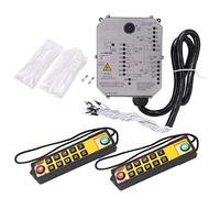 Grúa Control Remoto Industrial Transmisor inalámbrico Receptor LED Monitoreo de energía Fuerte antiinterferencias para grúas Transportadores Equipos de minería de carbón Material (CA380V)