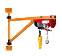 Grúa de horca de montaje en pared con rotación de 180 grados para tareas de elevación industrial y de taller