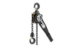 Grúa de manivela, polipasto cadena manual, tensor elevación pequeño, bloque palanca, cabrestante, logística almacén, herramientas construcción(Orange)