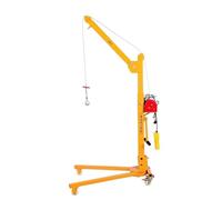 Grúa de mano plegable portátil para levantar y transportar el hogar, ahorra espacio y es fácil de usar, ideal para mover objetos pesados y proyectos de bricolaje