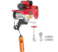 Grúa de polipasto eléctrico con cable de 1700/2200LBS, elevador portátil con carro, cabrestante aéreo, elevador de esfuerzo para garaje(1700LBS)