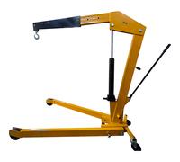 Grúa de taller GREY eurokraft basic, bastidor desplegado