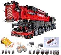 Grúa de tecnología LTM 1750-9.1, 2,4 G RC/APP, camión con mando a distancia y 12 motores, 7068 bloques de construcción de bloques de construcción, grúa, compatible con Lego Technic
