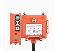Grúa elevadora industrial de canal, Control remoto industrial inalámbrico F21-2S IP65, de -40 °C a 80 °C, 100 m CA/CC, VHF/UHF(1in1,UHF 425-446Mhz-AC 380V)