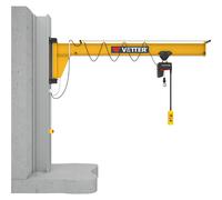 Grúa giratoria de pared ASSISTENT AW Vetter, con polipasto eléctrico de cadena HF, carga máx. 1000 kg