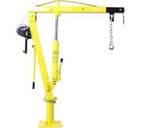 Grúa para camión de servicio pesado con cabrestante hidráulico, grúa plegable para plataforma para polipasto motor, elevación Montacargas eléctrico(Yellow)
